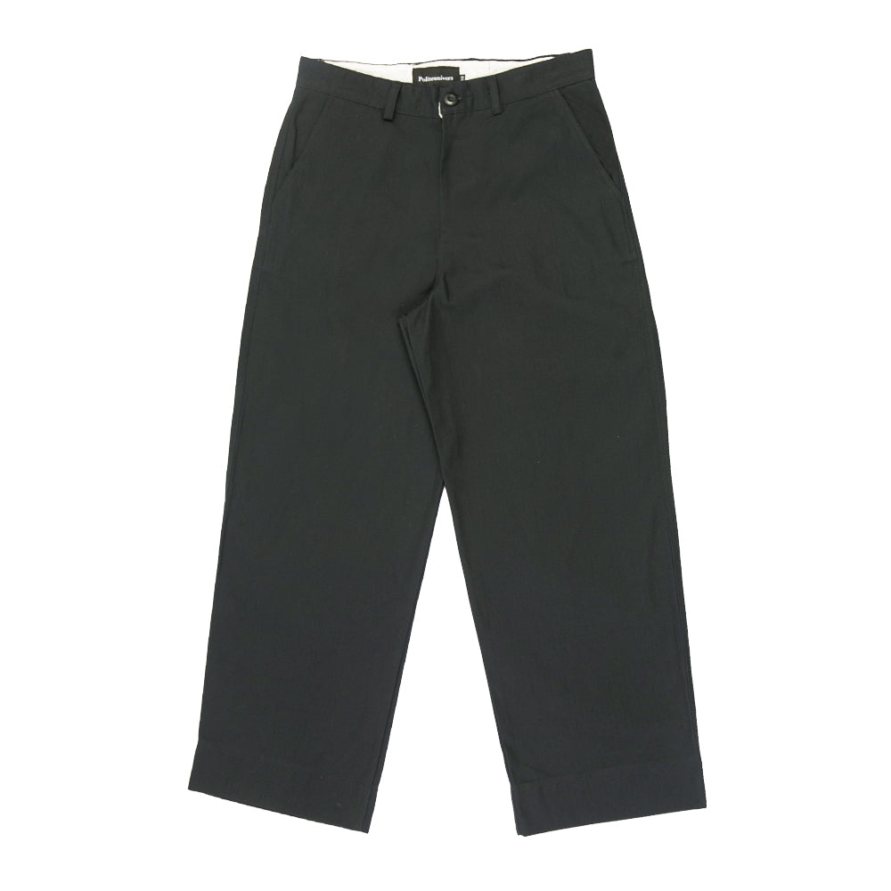 BASIC LOOSE HERRINGBONE PANTS