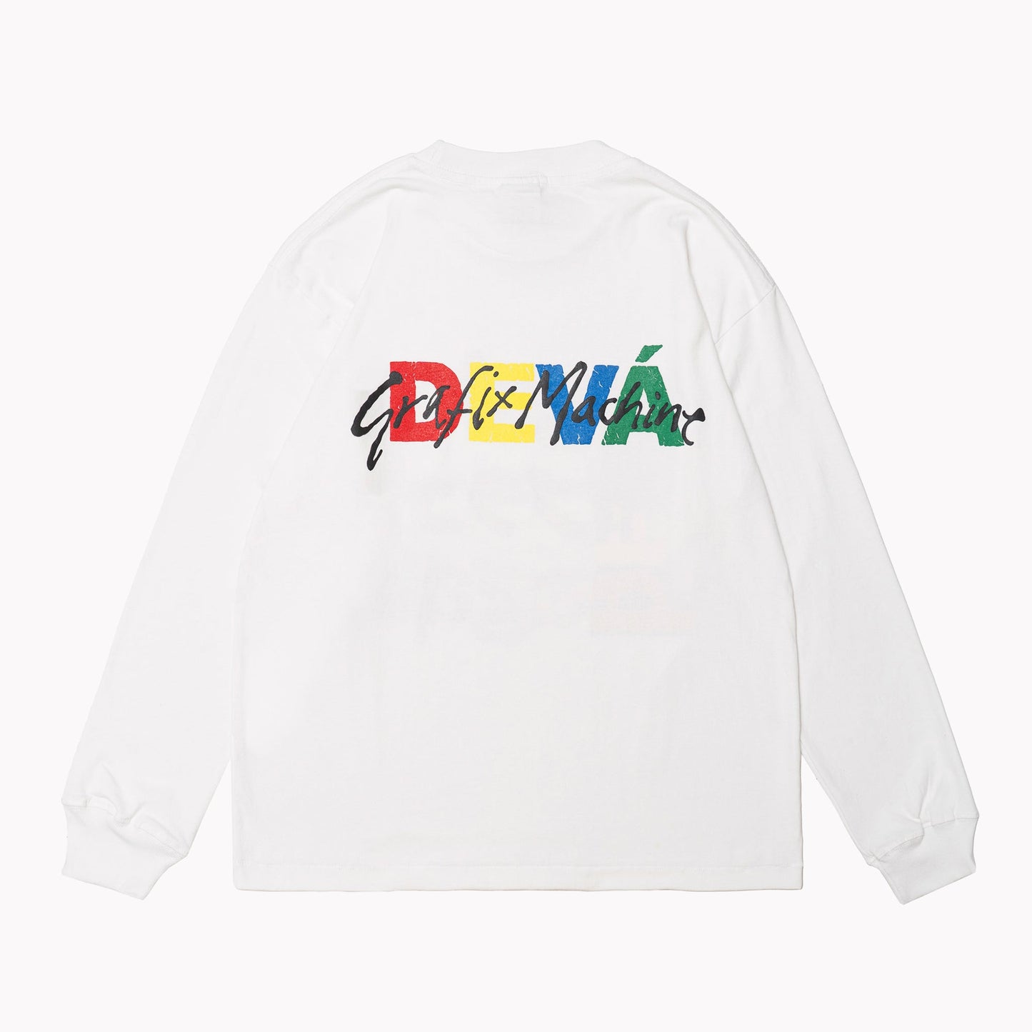 UNFAZED GFX / LS T-SHIRT / WHITE