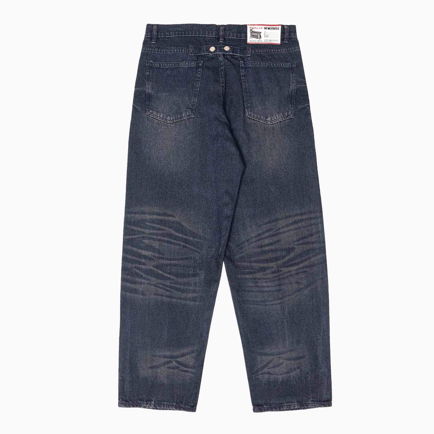 LAX / DENIM PANTS / WASHED BLUE