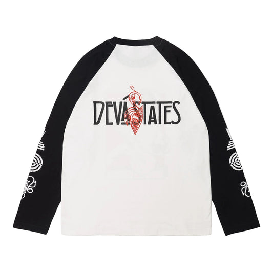 JIMMY L/S RAGLAN T-SHIRT [ BLACK ]