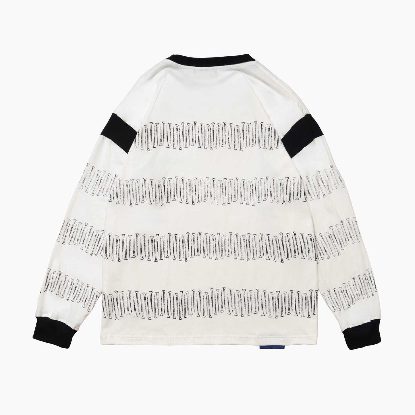 NAILS / LS T-SHIRT / WHITE