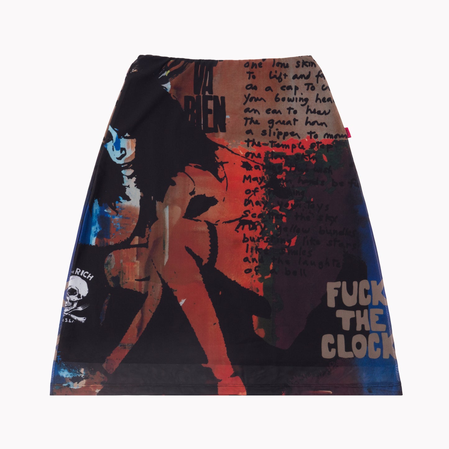 MESH SKIRT / PAT / MULTI