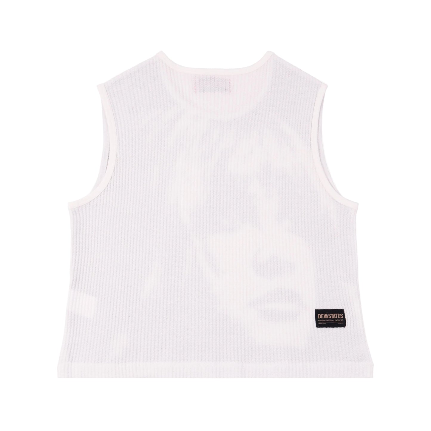 SLEEVELESS TOP / DOVE / BLACK