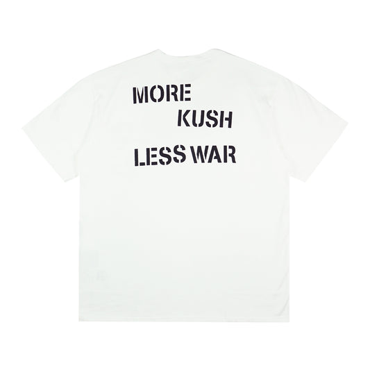 MORE KUSH LESS WAR T-SHIRT [WHITE]