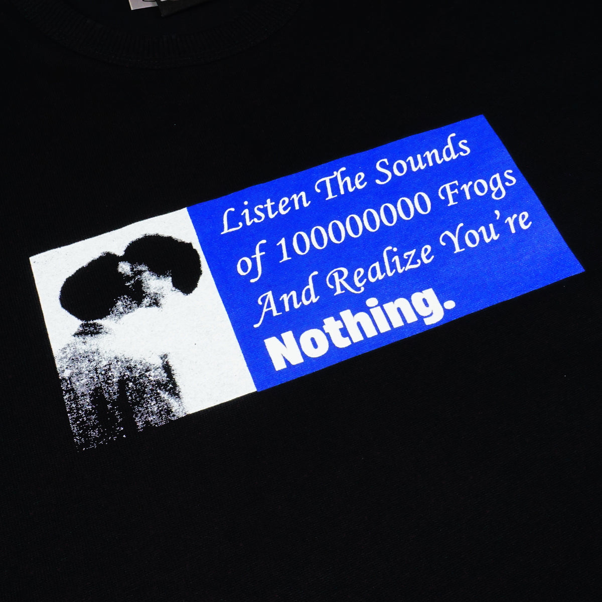 NOTHING T-SHIRT [BLACK]