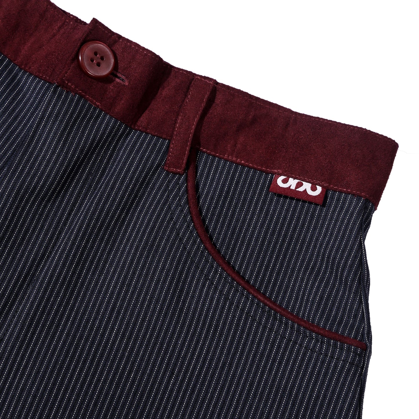 QUIET UNDER NONE X TSUKASA STRIPE MEDIUM SHORTS