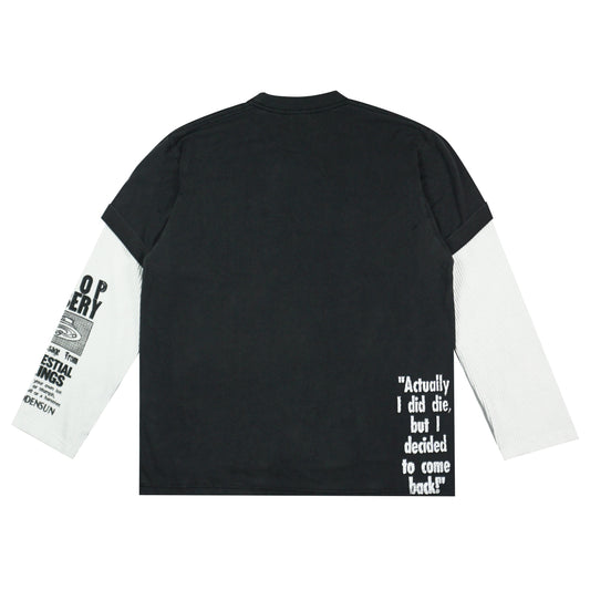 WRECKAGE LAYERED T-SHIRT [MULTI]