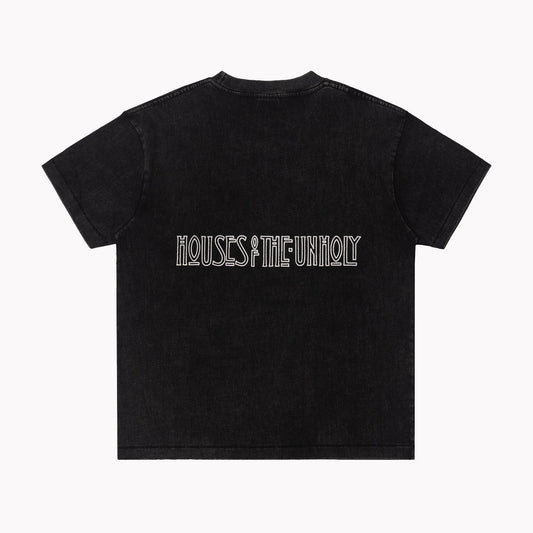 IDOLATER GFX / T-SHIRT / WASHED BLACK
