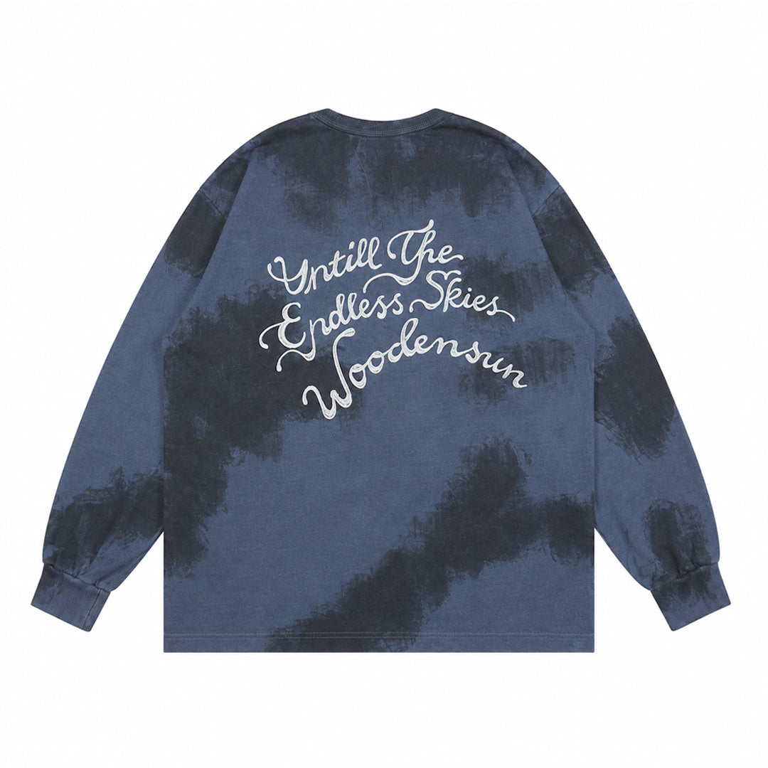 ENDLESS LS T-SHIRT [NAVY / BLACK]