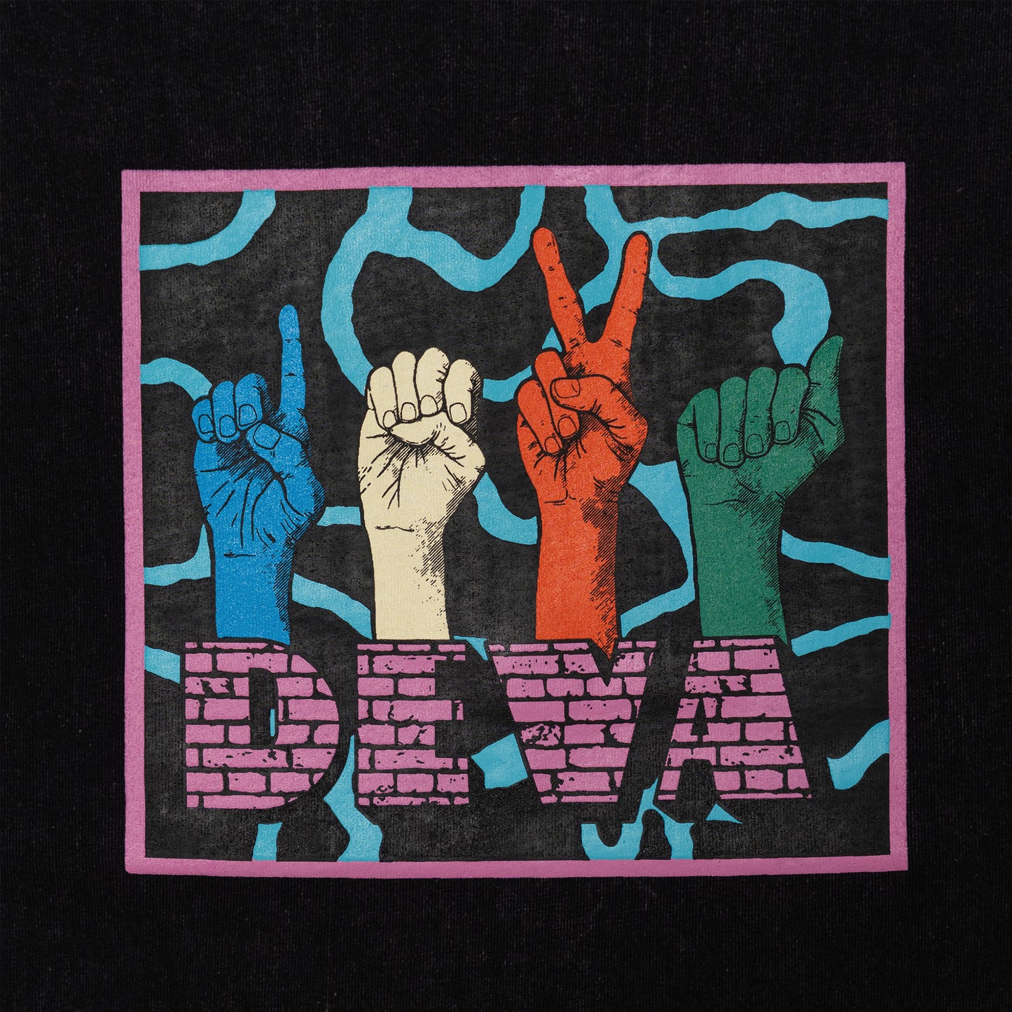 DASH GFX / T-SHIRT / WASHED BLACK