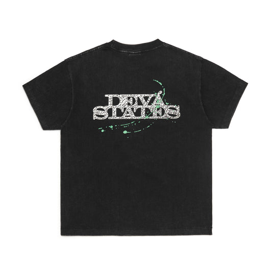 FACET GFX T-SHIRT [WASHED BLACK]