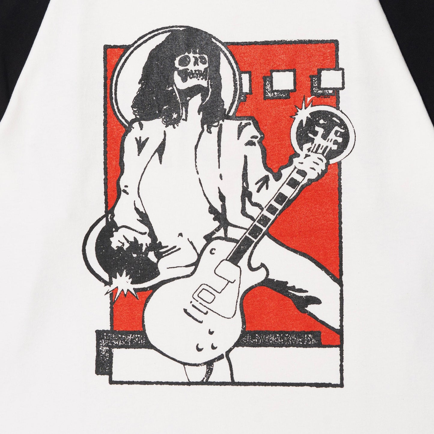 JIMMY L/S RAGLAN T-SHIRT [ BLACK ]