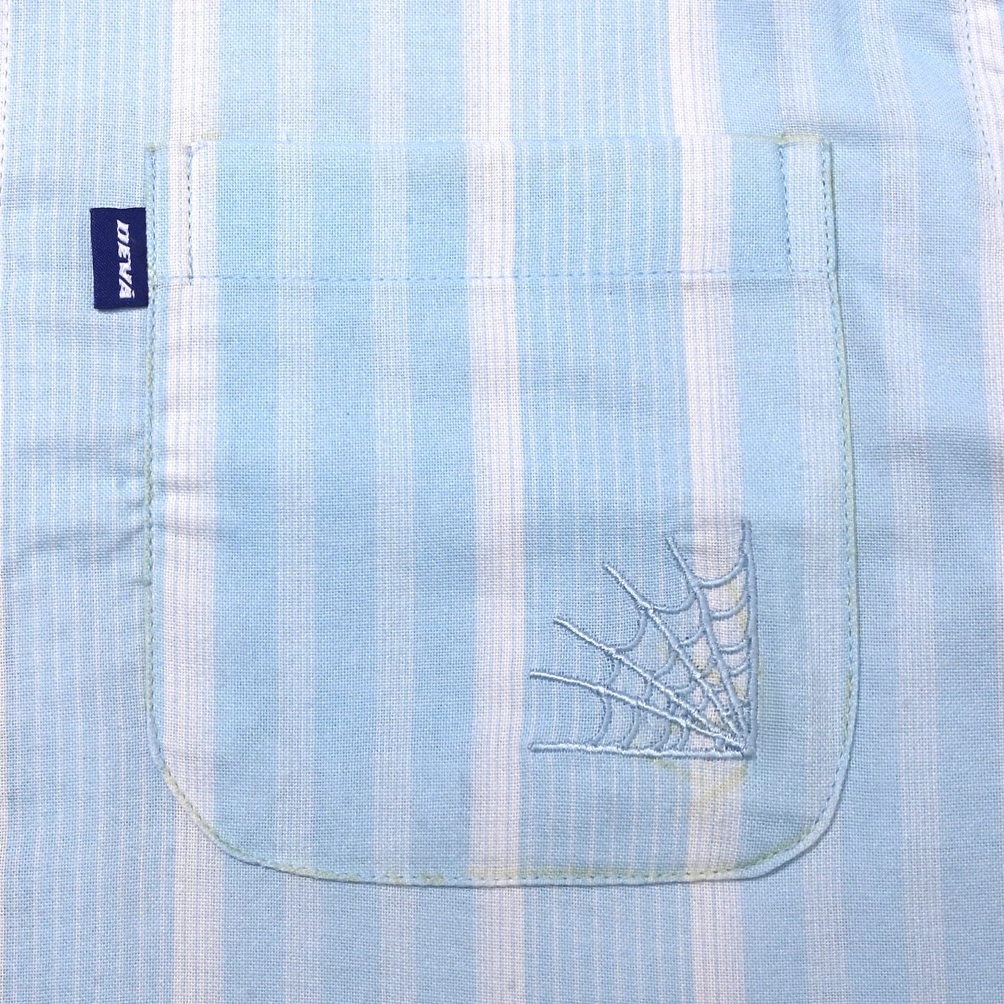 RIVIERA L/S STRIPPED BUTTONED UP SHIRT [LIGHT BLUE]