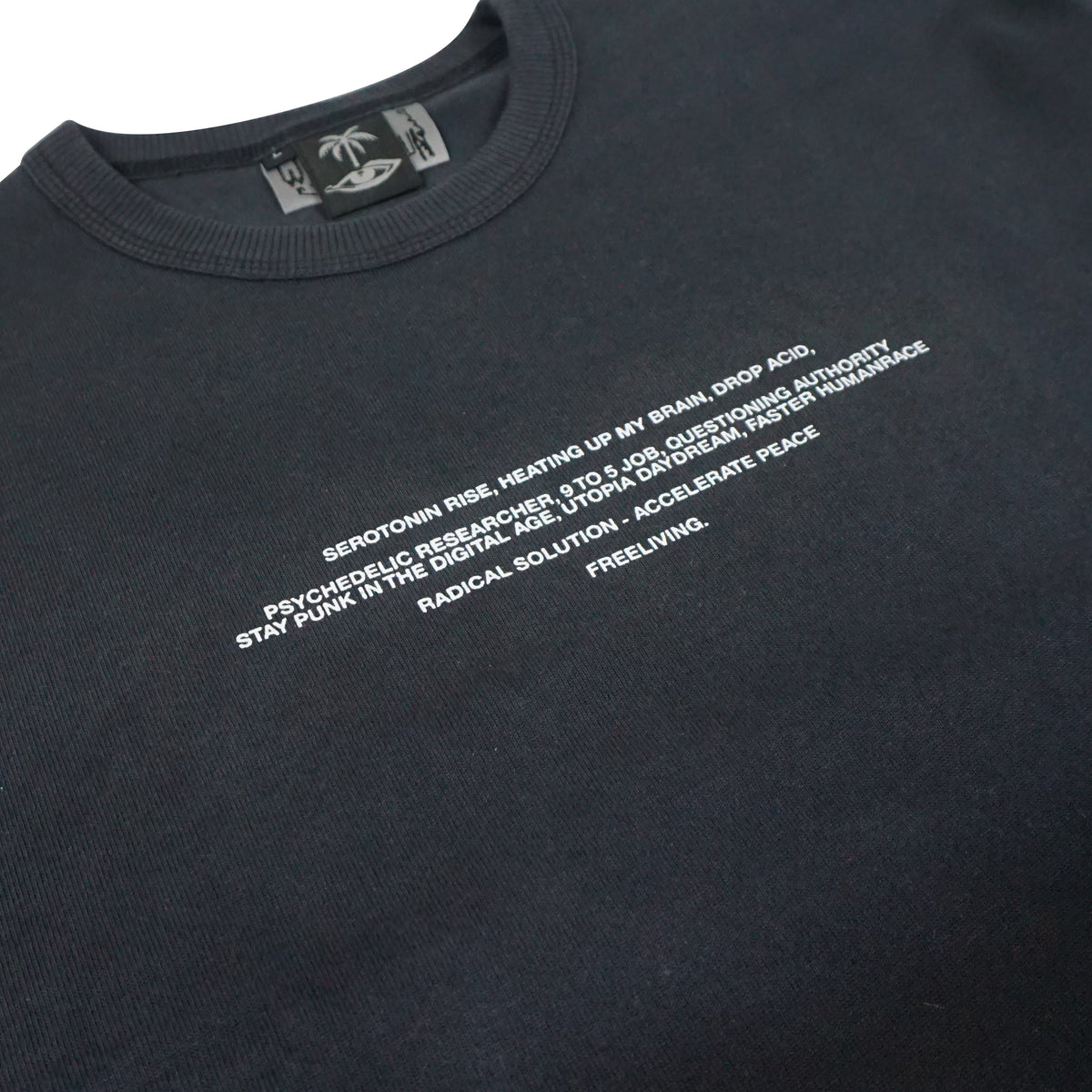 CELESTIAL BEING LS T-SHIRT [BLACK / CHARCOAL]