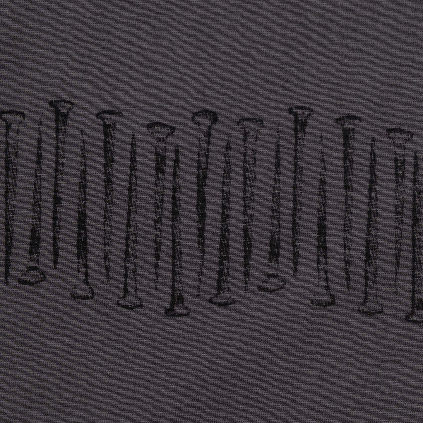 NAILS / LS T-SHIRT / BLACK