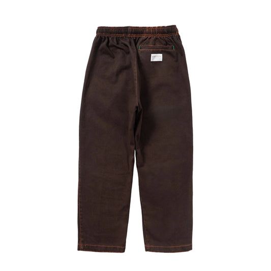 MIDTOWN PLEATED EASY PANTS [BROWN]