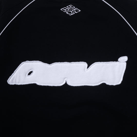 PANEL CREWNECK BLACK