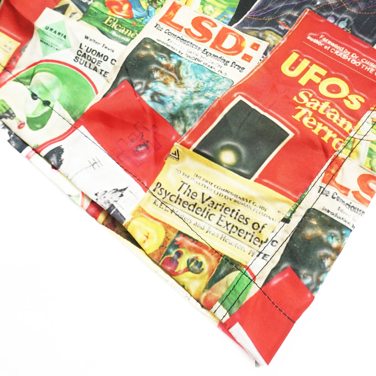 UFO COLLAGE SHORTS [BLACK]
