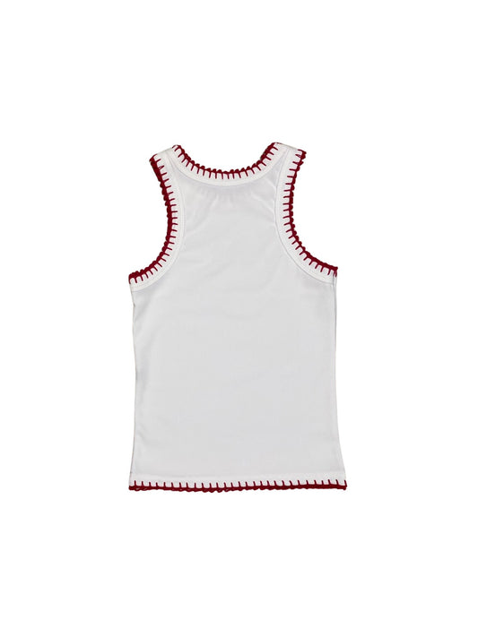 WHITE TANK TOP