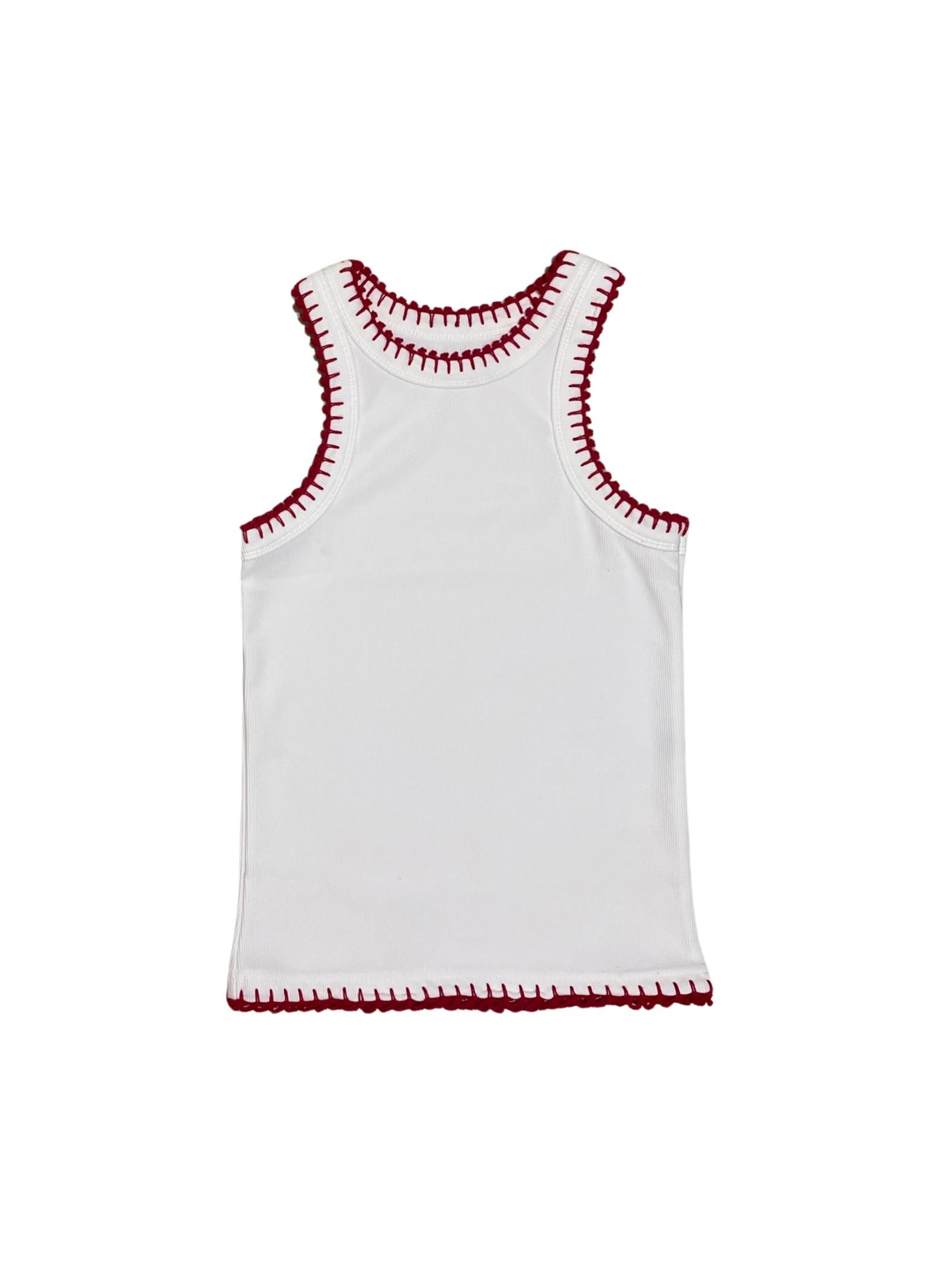 WHITE TANK TOP