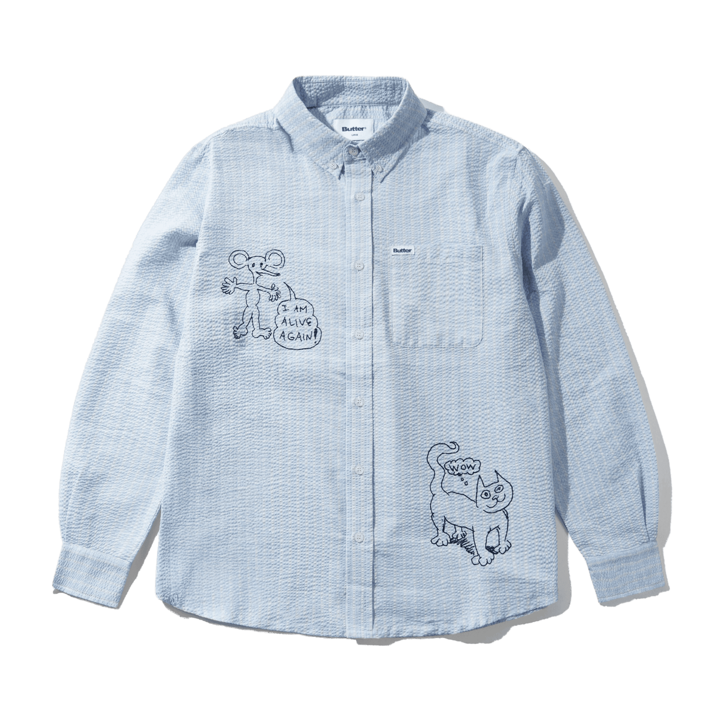 ALIVE AGAIN SHIRT [ LIGHT BLUE ]