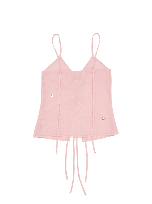 DOT TANKTOP PINK