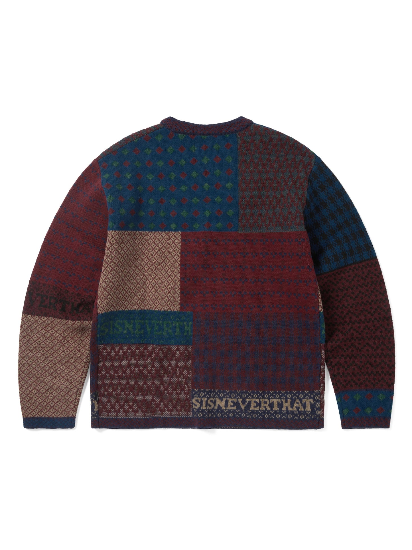 BLOCK KNIT L/S MULTI