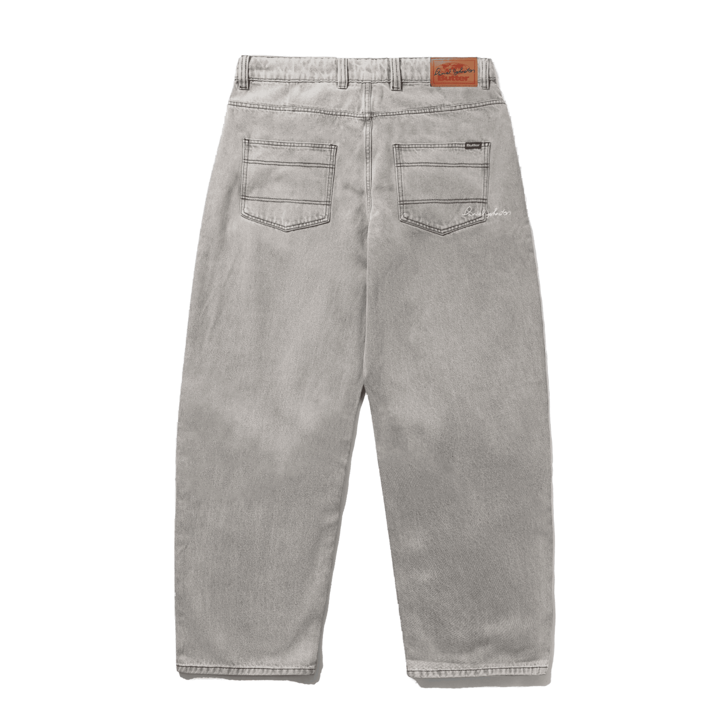 BOXING DENIM JEANS [ WASHED GREY ]