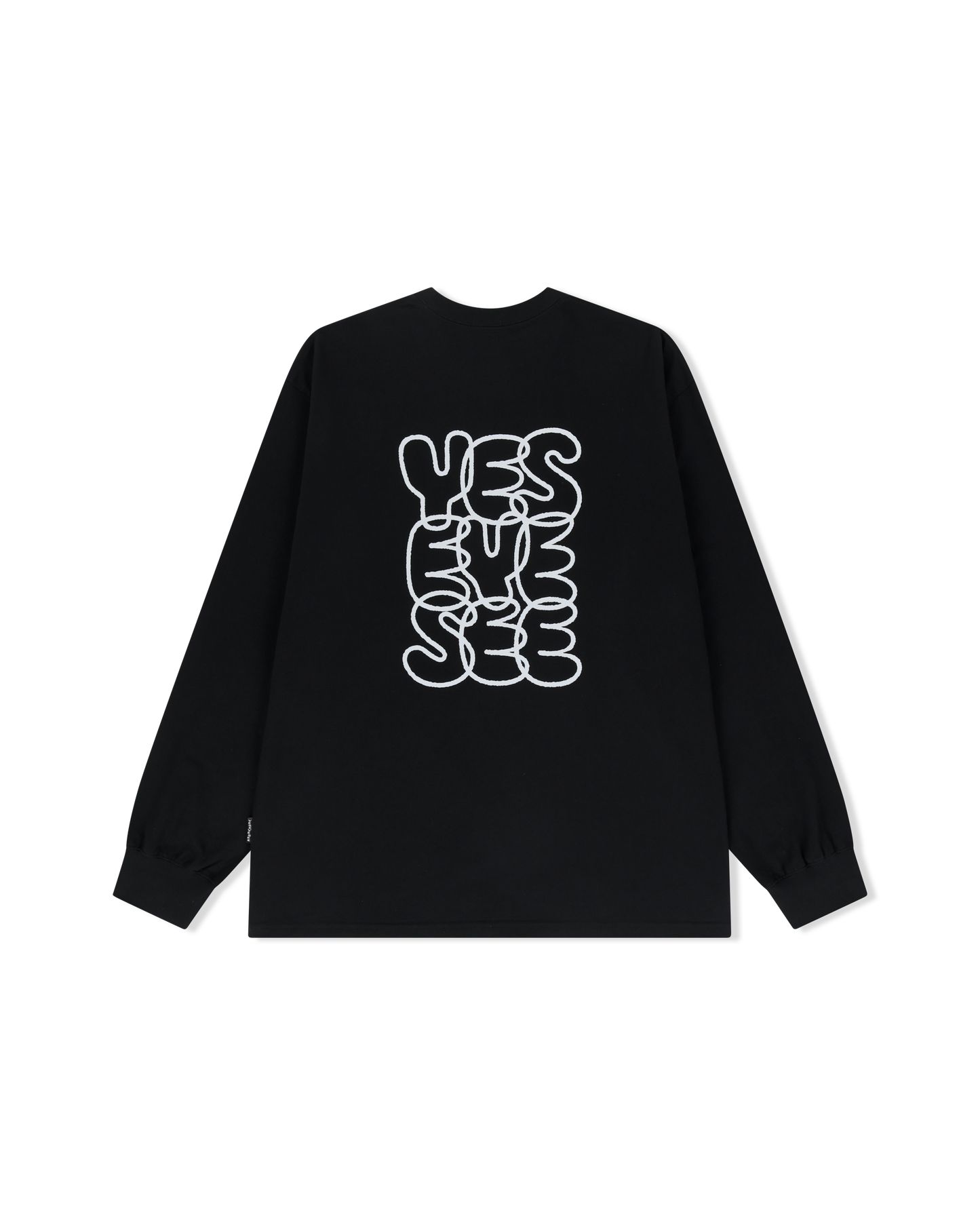 Y.E.S  C-Logo L/S ( BLACK )