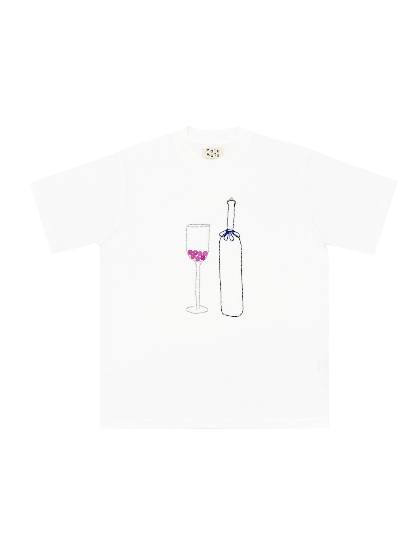 WINE T-SHIRT WHITE