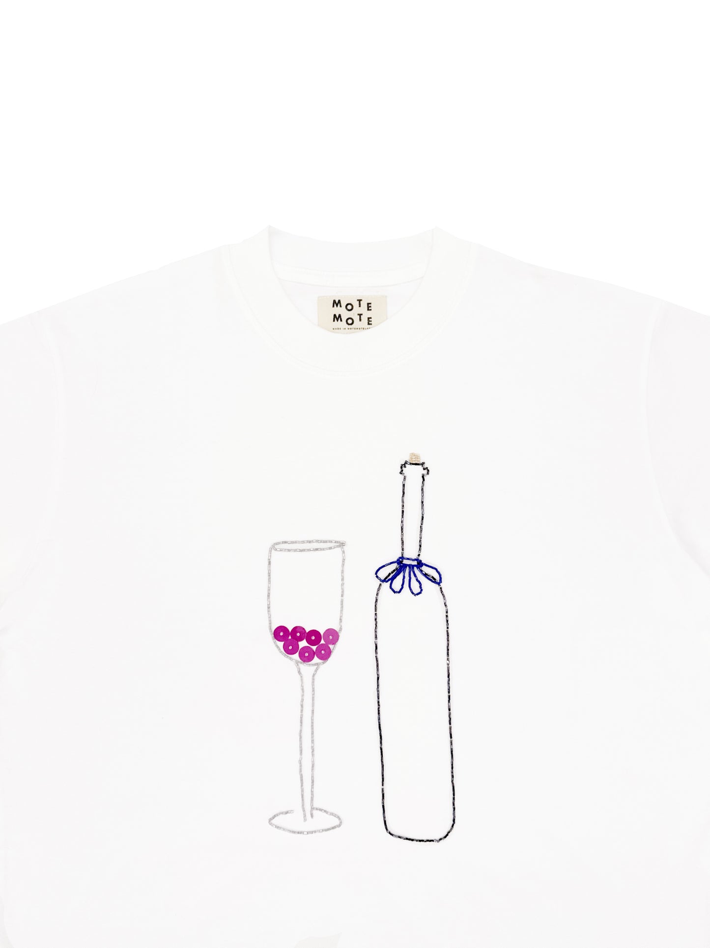 WINE T-SHIRT WHITE
