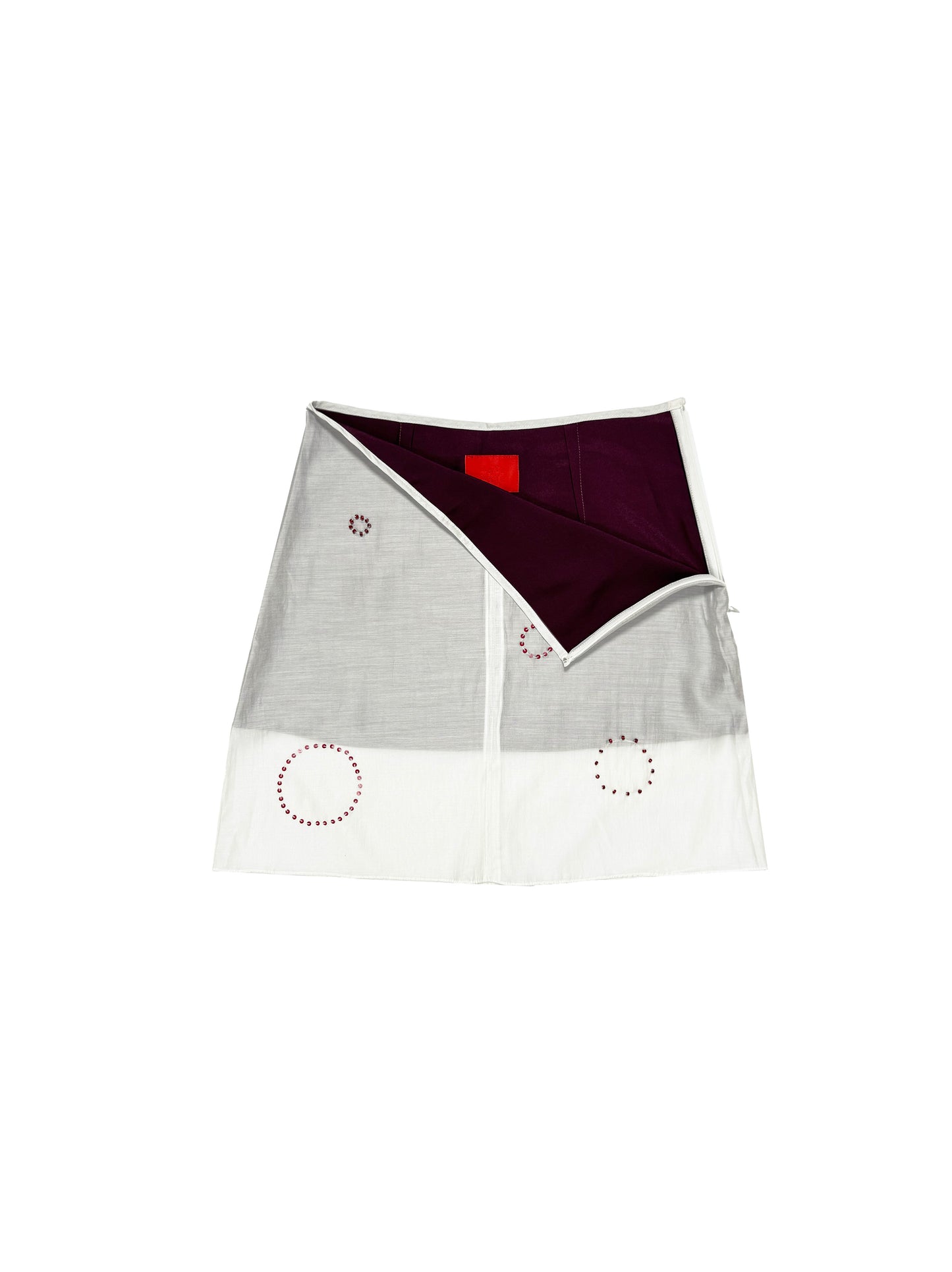 LOOP SKIRT WHITE