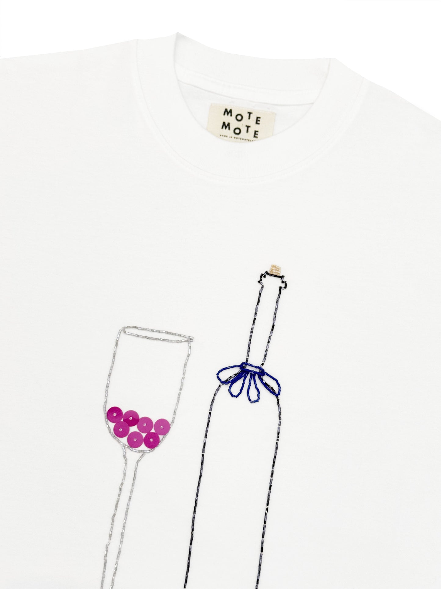 WINE T-SHIRT WHITE
