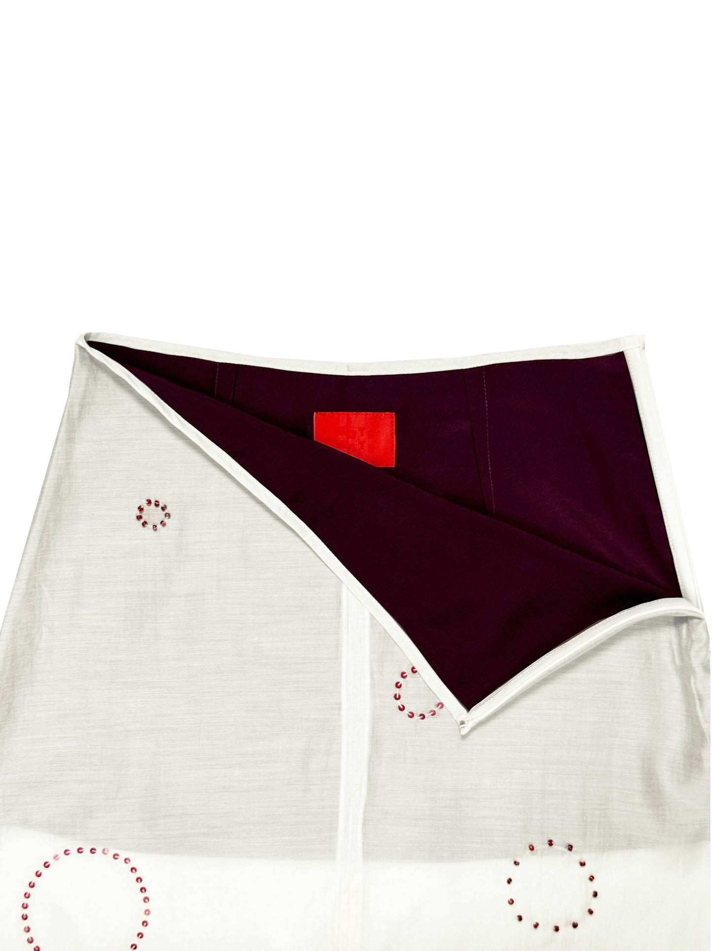 LOOP SKIRT WHITE