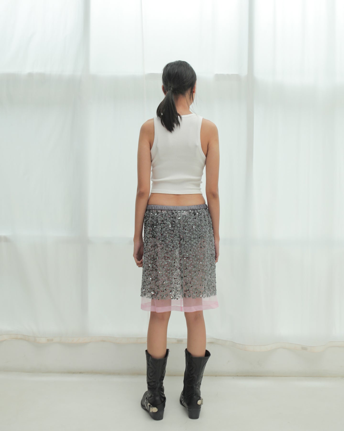 JACQUES SKIRT [DARK GREY]