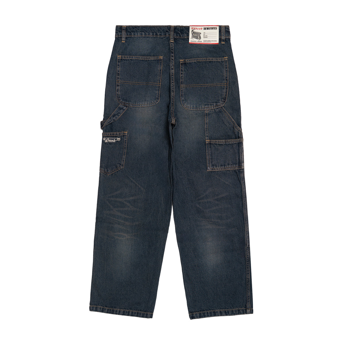 PINS CARPENTER DENIM PANTS [WASHED BLUE]
