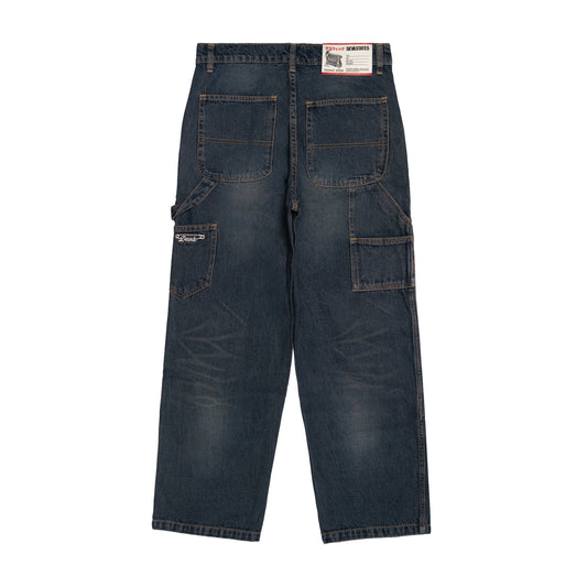 PINS CARPENTER DENIM PANTS [WASHED BLUE]