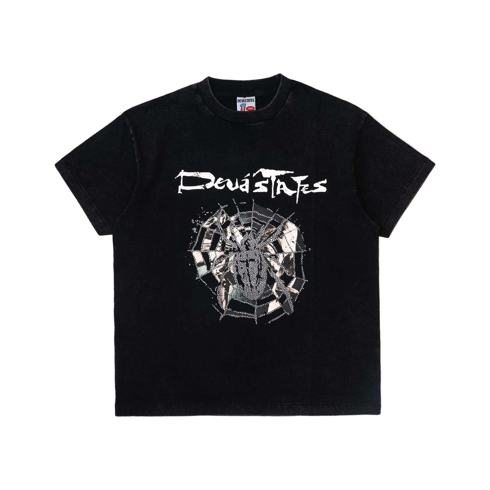 ARACHNIA GFX T-SHIRT [WASHED BLACK]