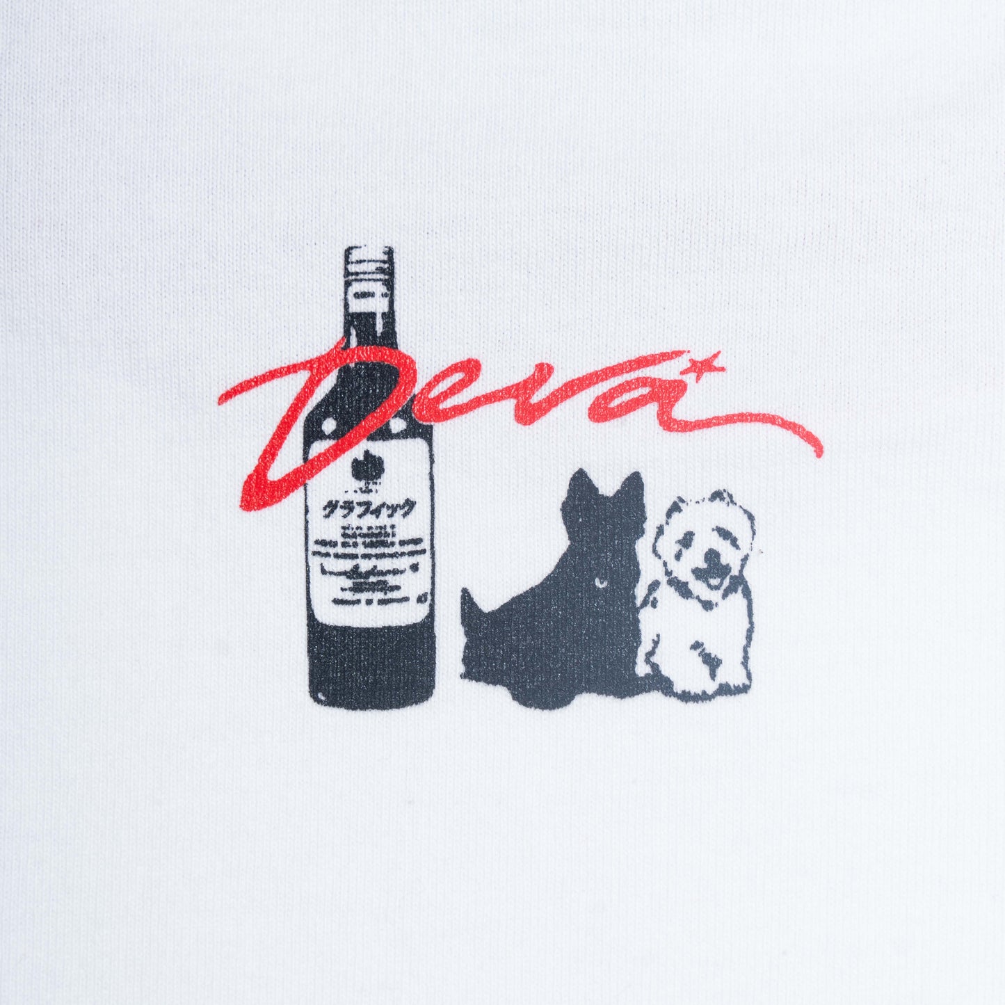 JANE GFX S/S RINGER T-SHIRT [WHITE/RED]