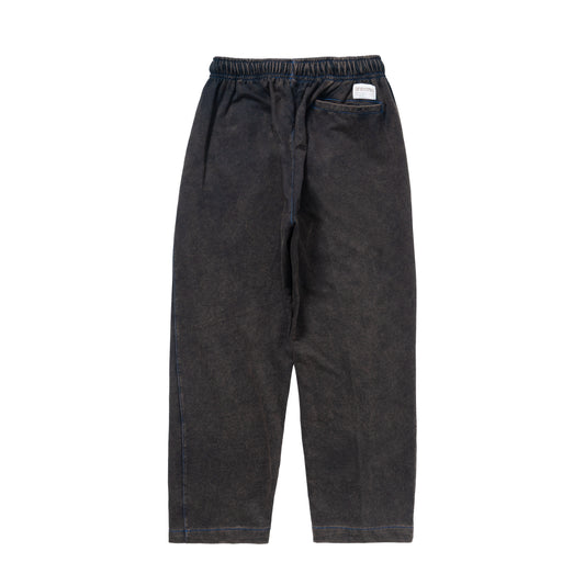 MIDTOWN PLEATED EASY PANTS [WASHED BLACK]