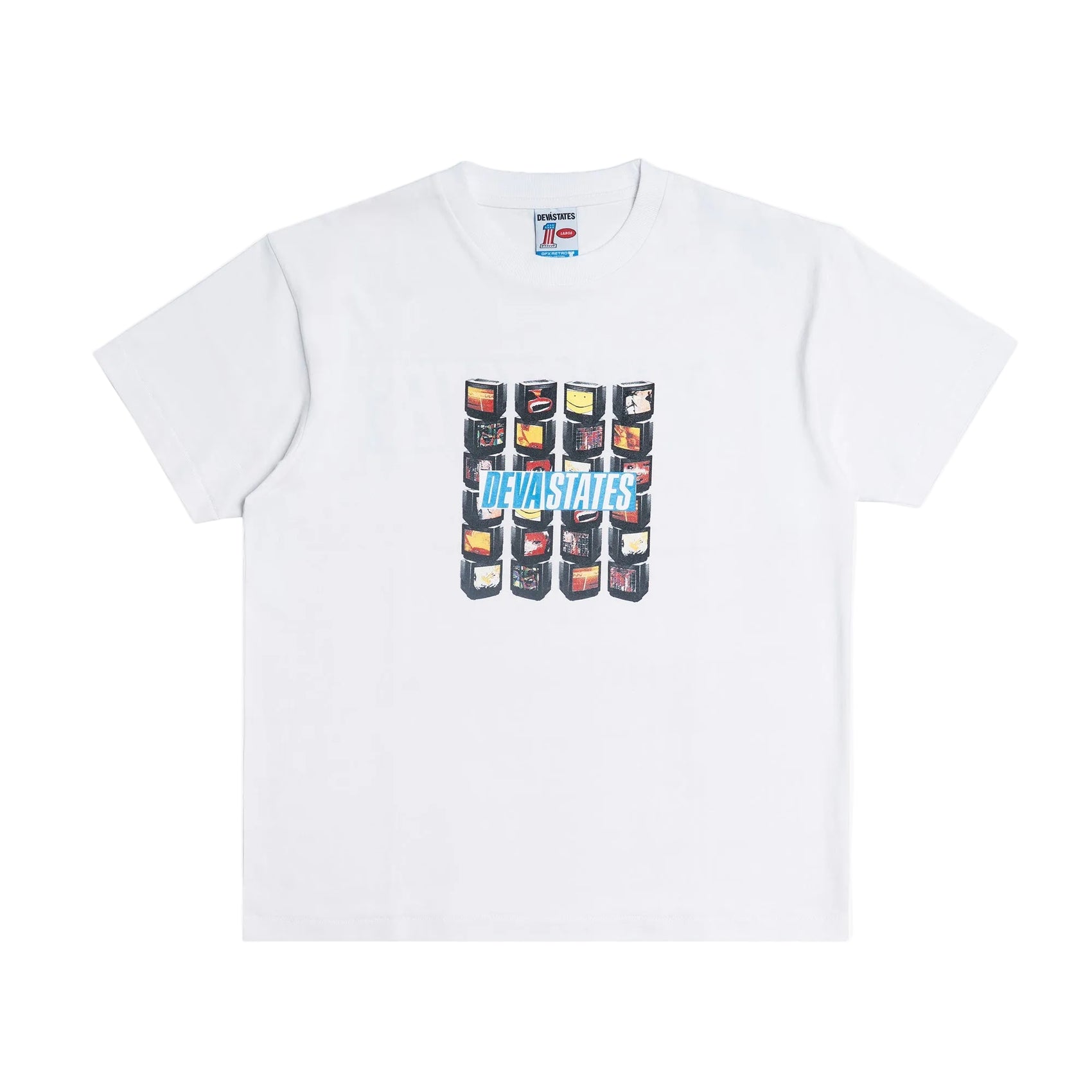 BROADCAST GFX T-SHIRT [WHITE]