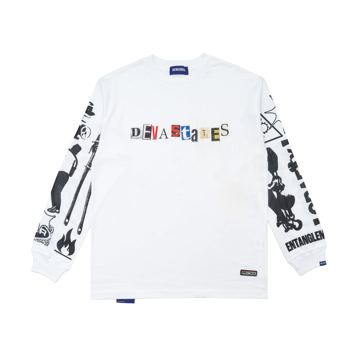 TANGLED L/S T-SHIRT [WHITE]