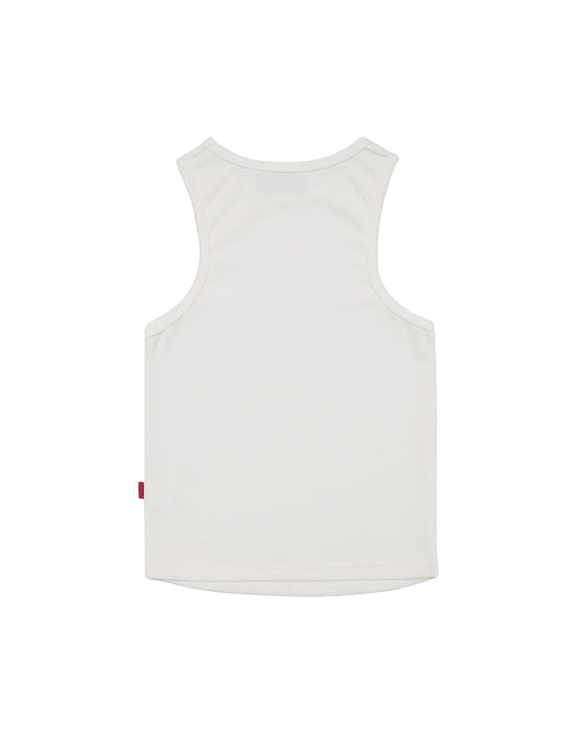 Logo White Tank Top