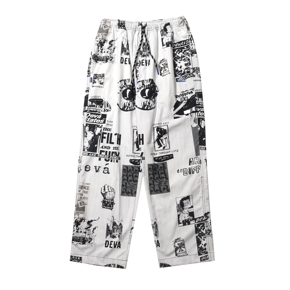 FILTH PRINTED EASY PANTS