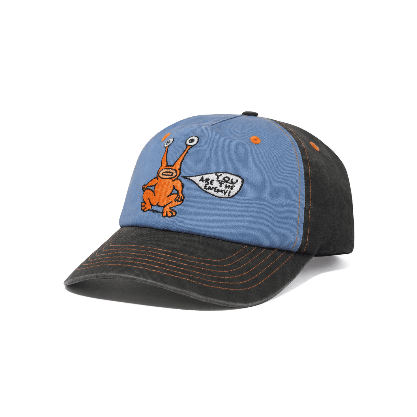 ENEMY 5 PANEL CAP [ BLACK/SLATE ]