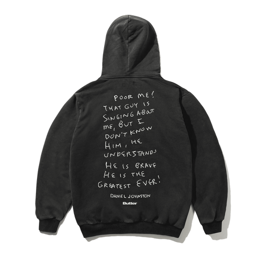 ENEMY PULLOVER HOODIE [ WASHED BLACK ]