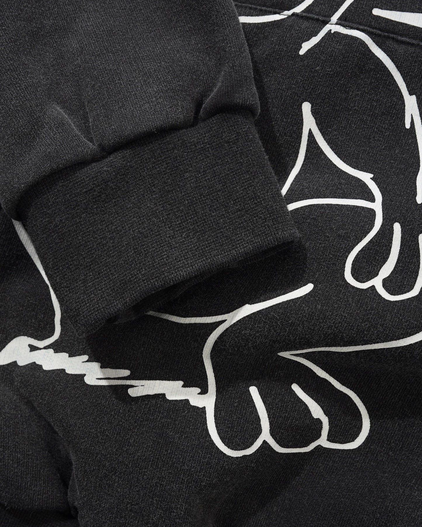 ENEMY PULLOVER HOODIE [ WASHED BLACK ]
