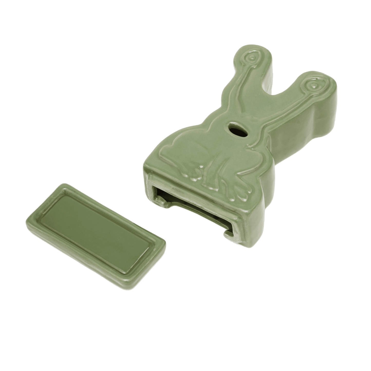 FROG CERAMIC INCENSE HOLDER [ LIGHT GREEN ]