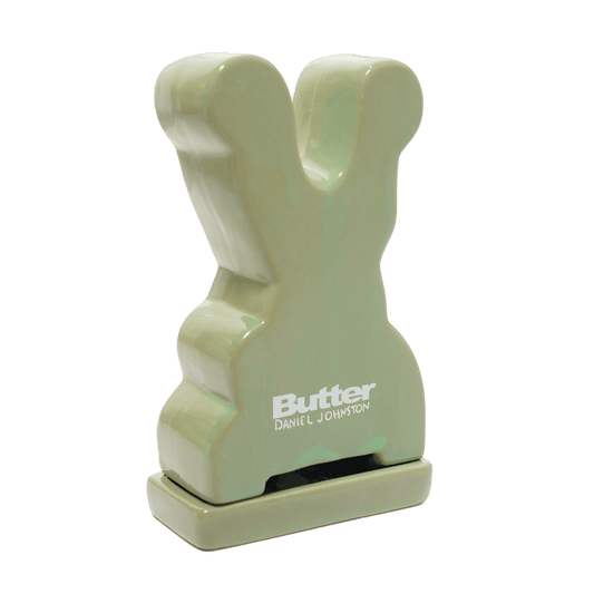 FROG CERAMIC INCENSE HOLDER [ LIGHT GREEN ]