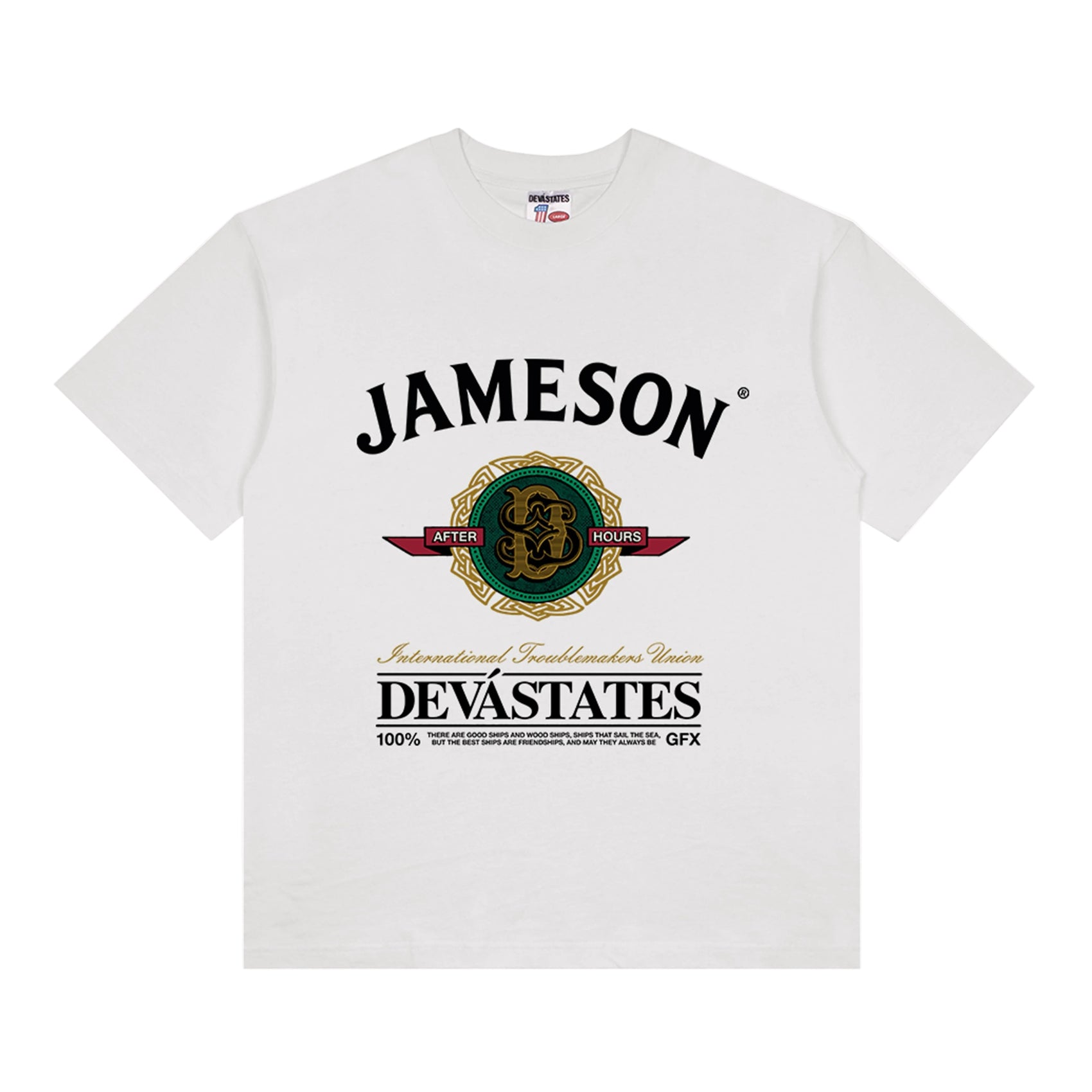 DEVA STATES X JAMESON TSHIRT [ WHITE ]